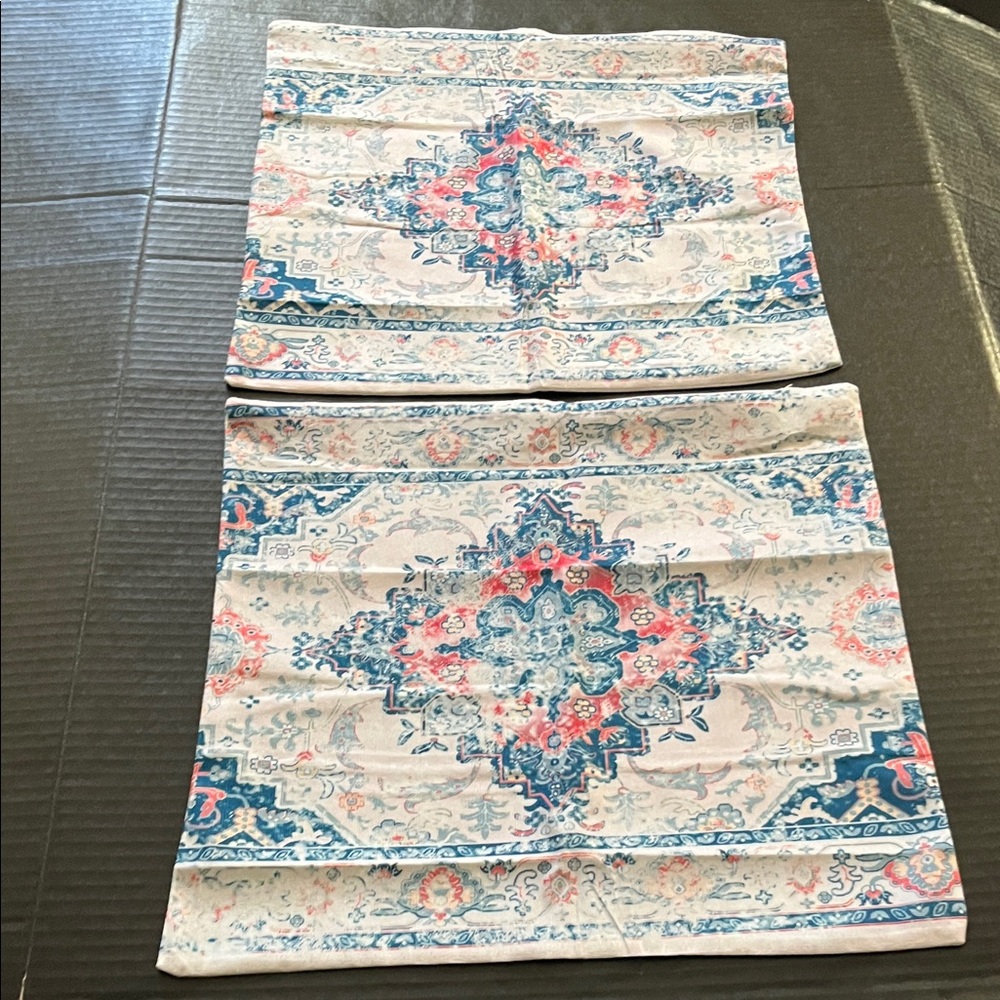 Tapestry Patterned Pillow Covers NWOT- 2 for $12